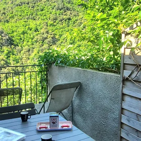 En Cevennes 40 M2 - Confort, Climatise Et Vue Sur La Vallee Ferienhaus Saint-Privat-de-Vallongue