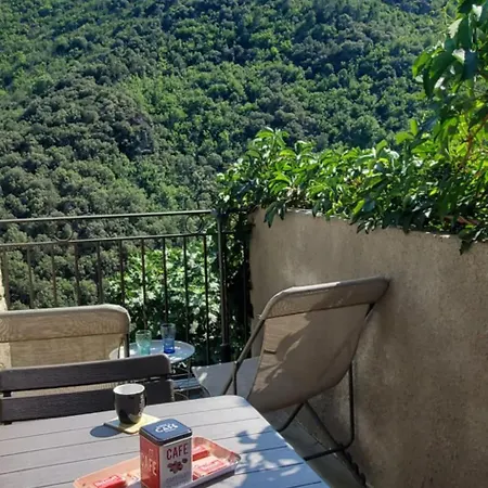 Ferienhaus En Cevennes 40 M2 - Confort, Climatise Et Vue Sur La Vallee Saint-Privat-de-Vallongue